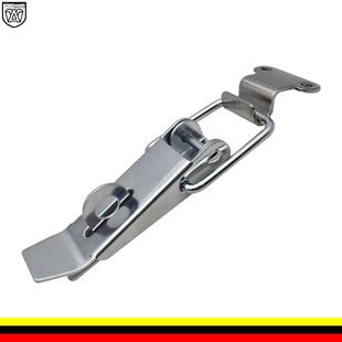 安望503+A6钩铁镀白锌木箱锁扣卡扣锁具固定工具箱工业搭扣锁皮箱