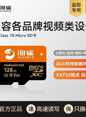 海雀专业高速存储卡家用监控摄像头内存卡 车载级Micro SD卡 TF卡