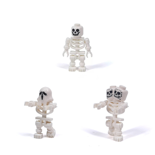 第三方双头恶魔骷髅牛头骷髅火焰马幻影忍者人仔拼装积木玩具男孩