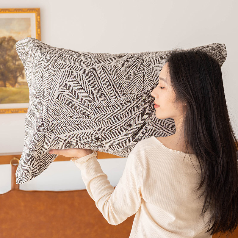 扇叶纯棉a类枕巾一对装全棉纱布吸汗透气女复古枕头巾男士防头油,床上用品,枕巾,淘宝优惠券,粉丝福利购,淘宝优惠卷