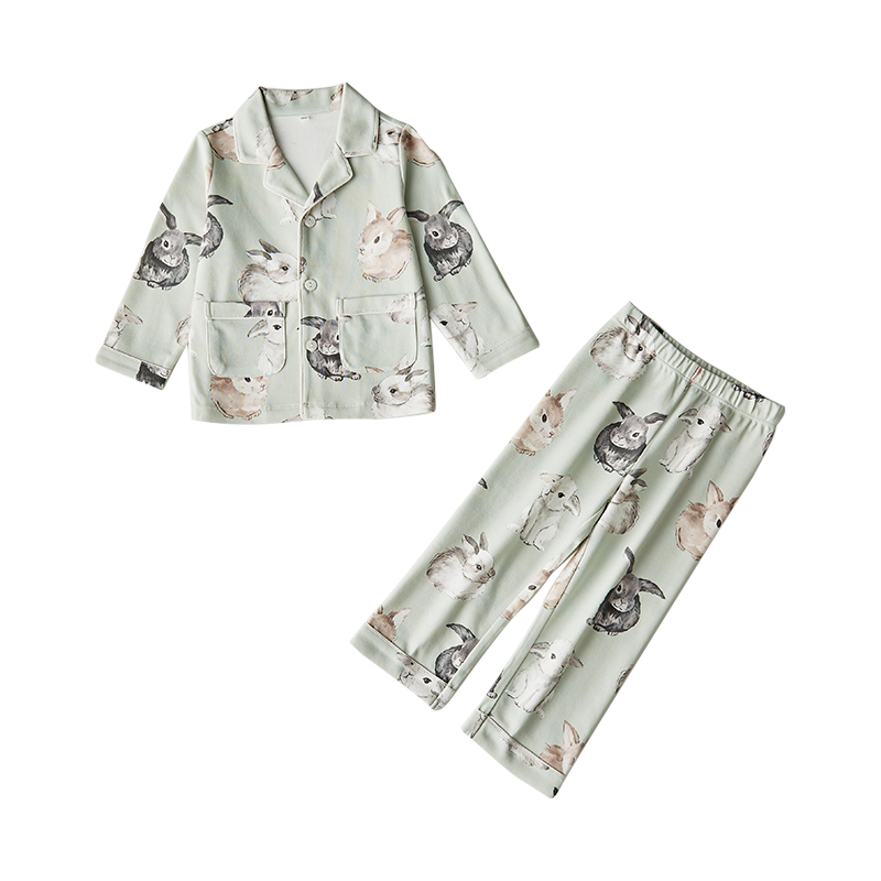 长袖纯棉家居服套装OAKFAMILY