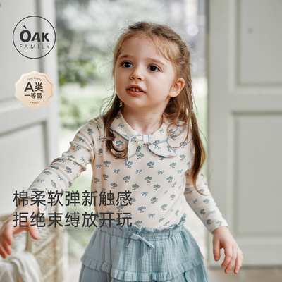 oakfamily女童T恤休闲上衣