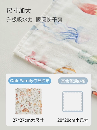 Детский марлевый носовой платок, полотенце для умывания, хлопковые мягкие влажные салфетки, слюнявчик для новорожденных для младенца