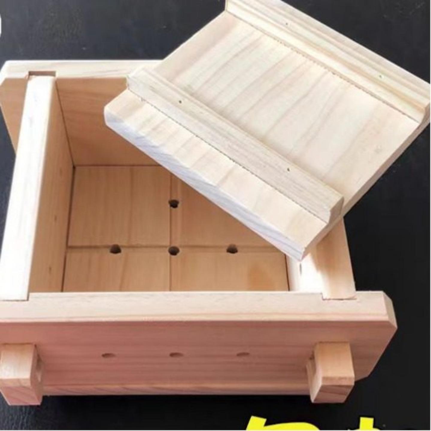做豆腐的工具全套DIY家用家庭厨房用自制豆腐框松木可拆卸豆腐盒