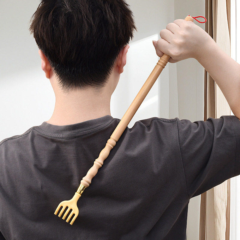 痒痒挠抓背器年轻人背部抓痒不求人家用懒人抓痒器孝子手木质老头