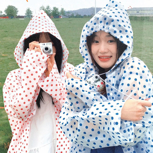 【国庆拍照好物】波点雨衣