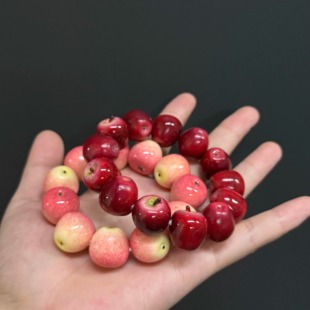 素圣诞装 圣诞礼物平安果手串苹果手链圣诞元 饰品礼物 包你苹安