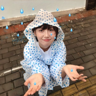 【雨天拍照出片穿搭】非一次性雨衣可爱成人旅行便携加厚雨披透明
