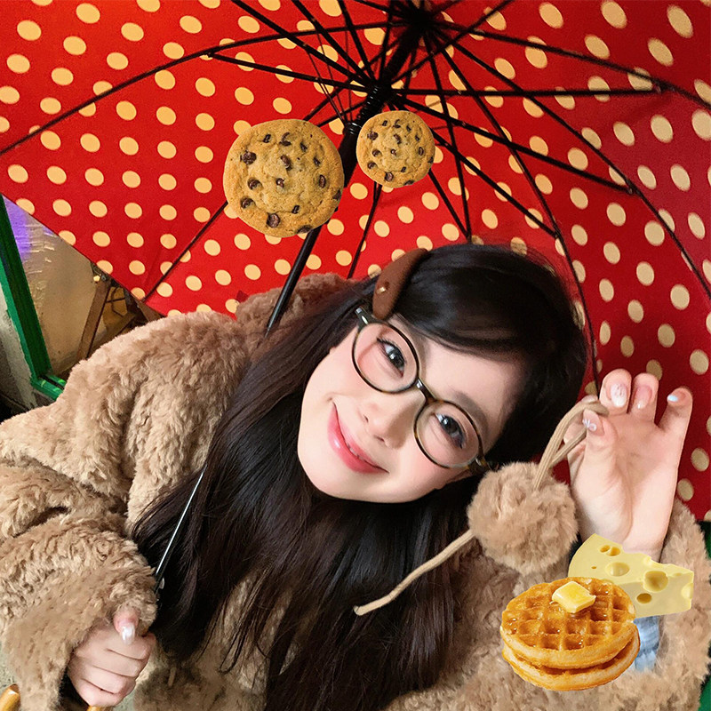 【圣诞节拍照好物】红色波点雨伞加大加厚固长柄伞抗强风暴雨女生
