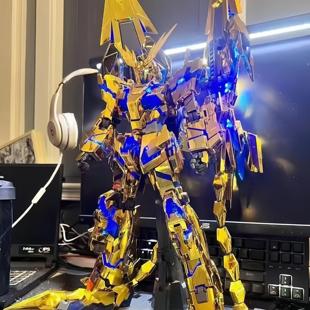 菲尼克斯完美独角兽高达模型HG红龙异端拼装手办强袭自由机甲玩具