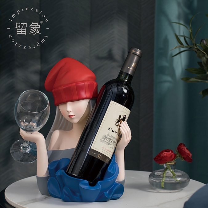 留象酒柜摆件装饰品创意红酒架轻奢会所酒馆新家客厅餐桌葡萄酒托,家居饰品,装饰摆件,淘宝优惠券,粉丝福利购,淘宝优惠卷