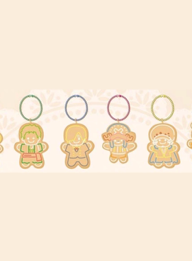 海贼王 OnePiece SANJI no OYATSU甜品厨房 姜饼人系列吧唧挂件