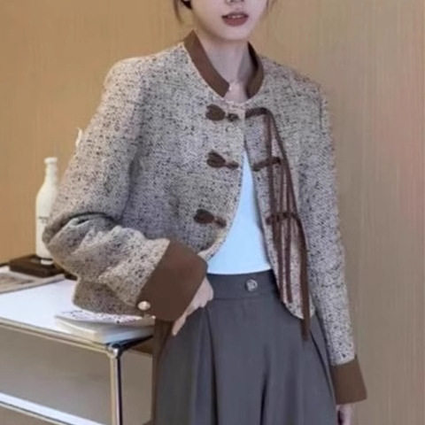 新中式盘扣小香风高级感