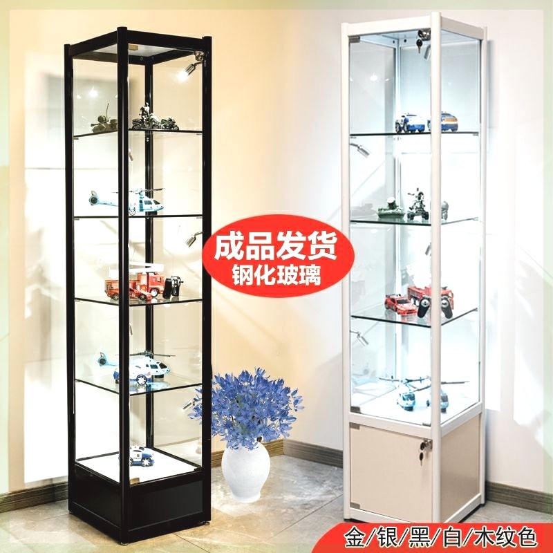 儿童玩具陈列柜手办展示柜玻璃柜透明化妆品乐高玩具模型柜礼品陈