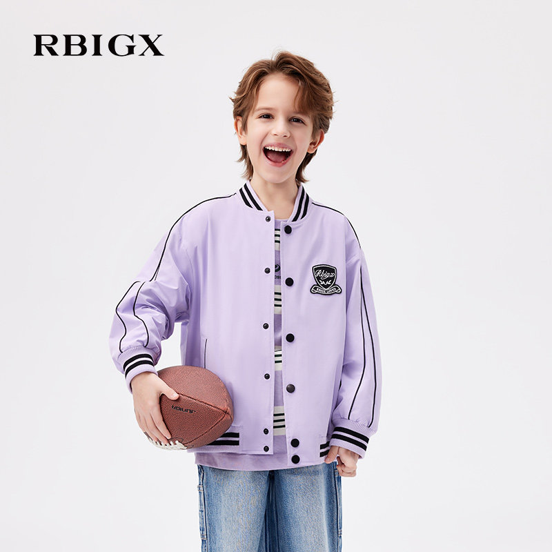 瑞比克运动休闲中大童棒球服