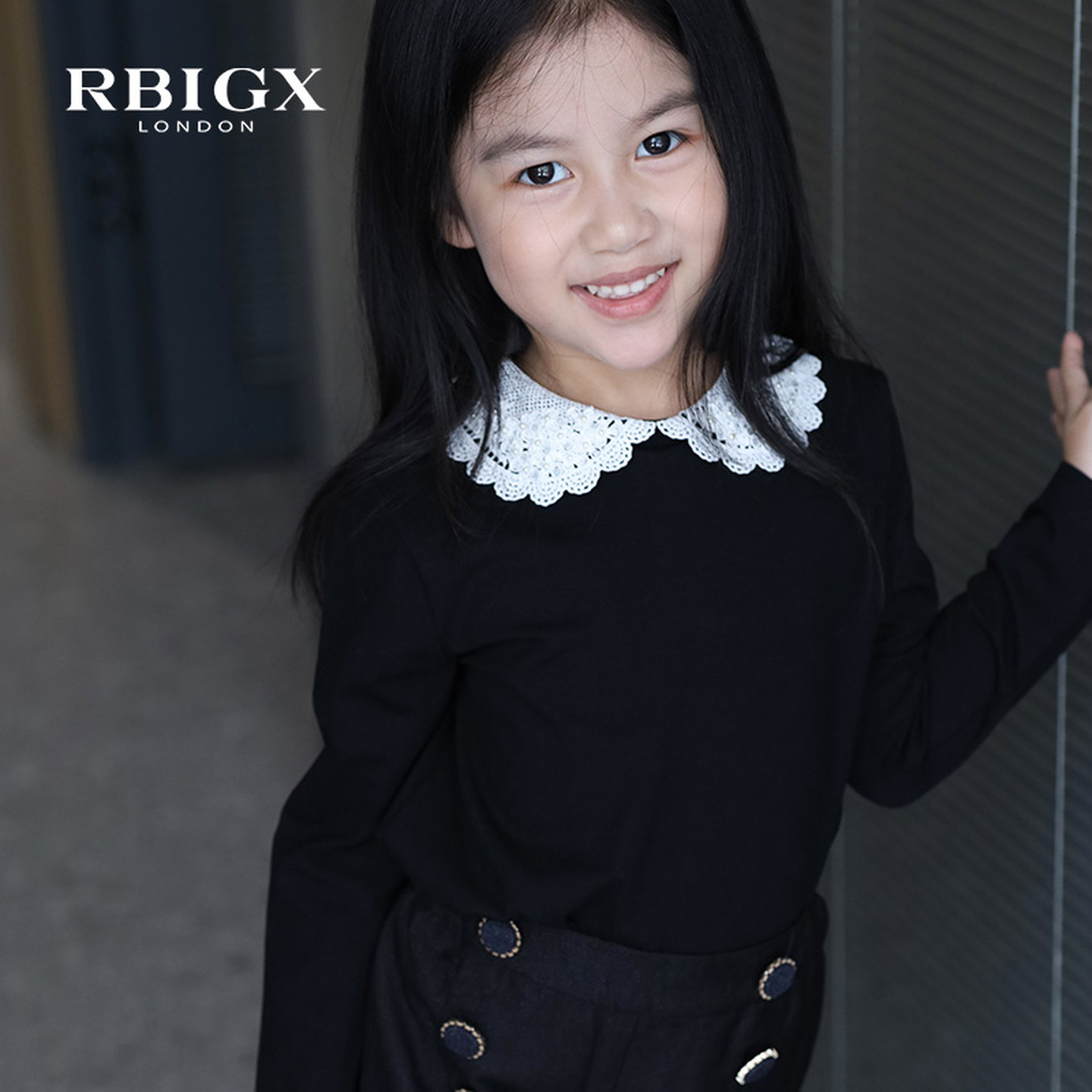 RBIGX/瑞比克长袖淑女花边上衣