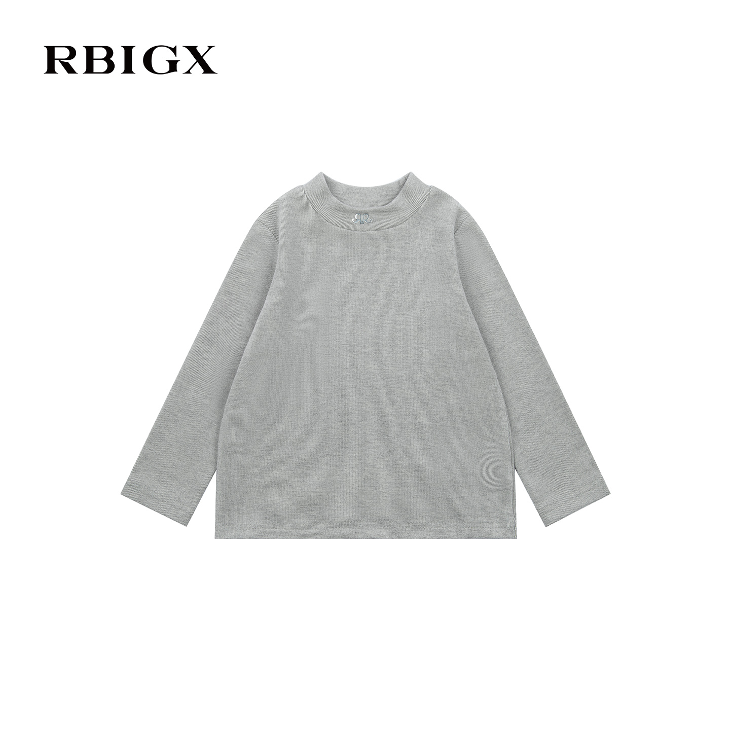 【商场同款】RBIGX瑞比克童装2025冬季新款立领保暖百搭长袖t恤