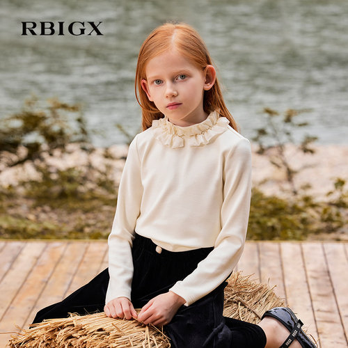 RBIGX中领甜美长袖澳绒t恤