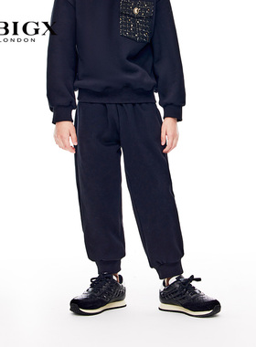 RBIGX瑞比克童装冬季新款潮流帅气百搭裤子运动裤