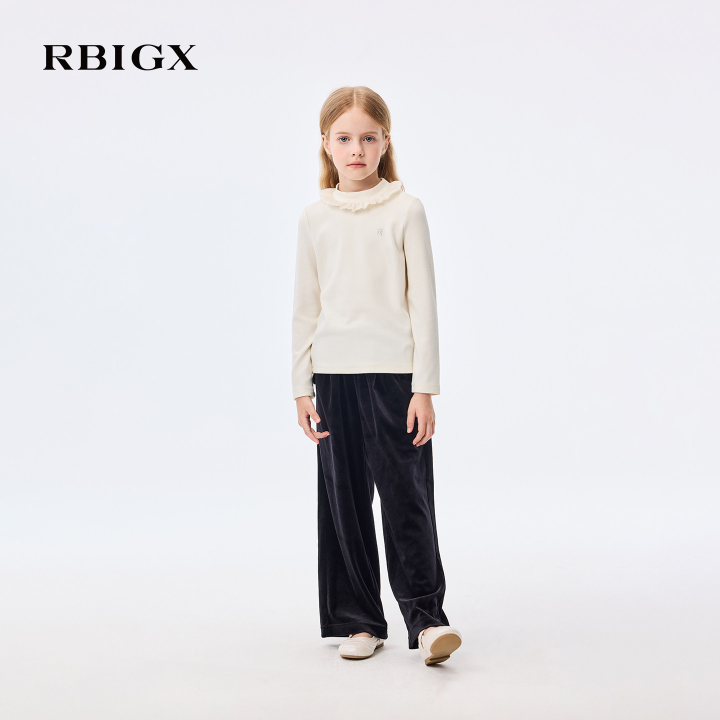 【商场同款】RBIGX瑞比克童装2025秋季新款甜美公主花边领长袖t恤,童装/婴儿装/亲子装,T恤,淘宝优惠券,粉丝福利购,淘宝优惠卷