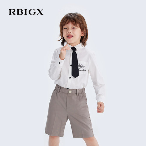 RBIGX瑞比克童装春季绣花衬衫