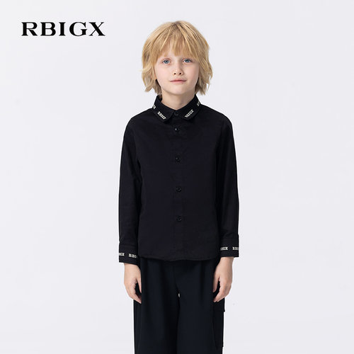 RBIGX瑞比克童装全棉印花衬衫