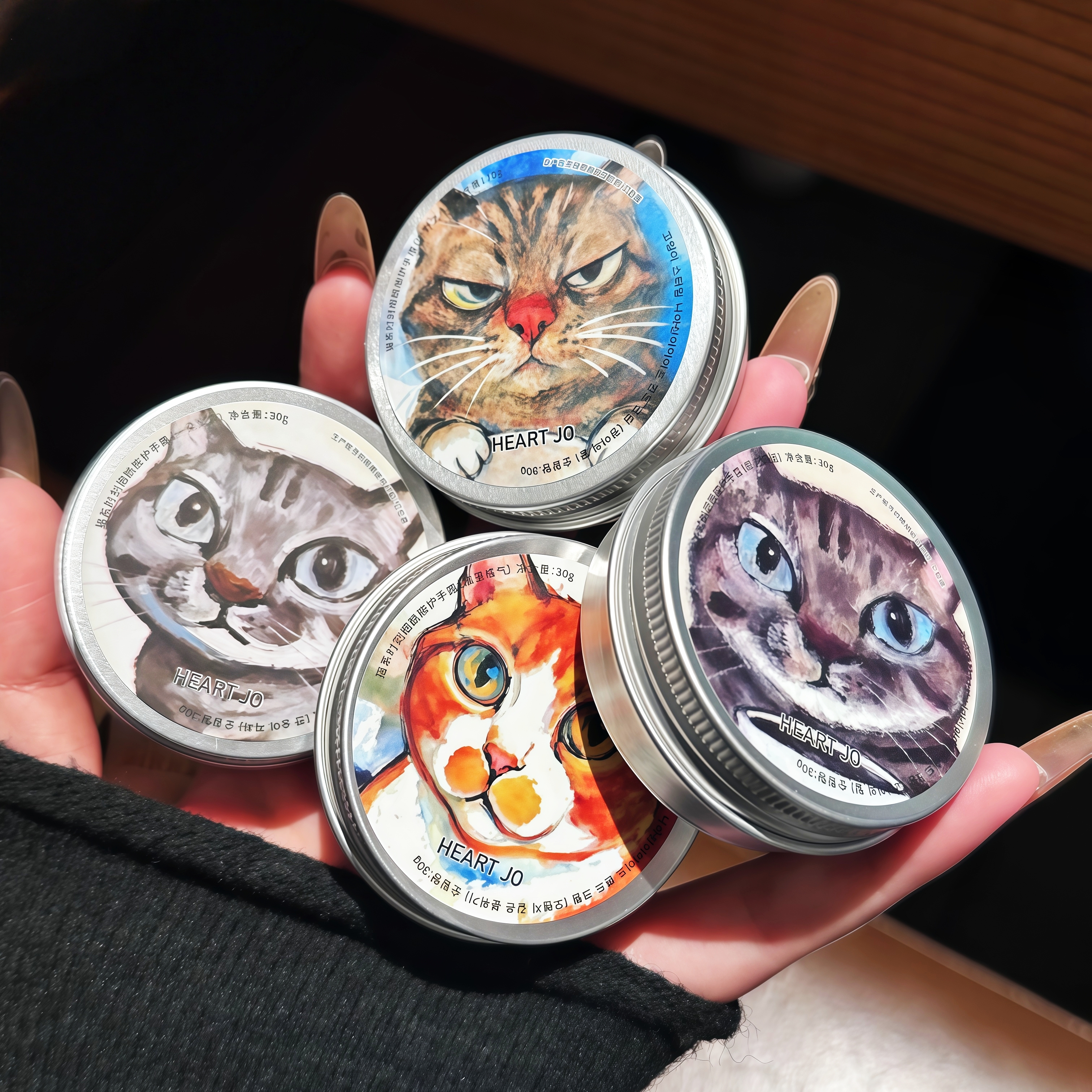 可爱猫香氛护手霜补水防干裂便携