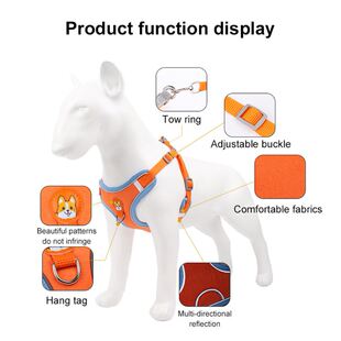 Harness Puppy New Dog Reflective Adjustable Set Pet Leash