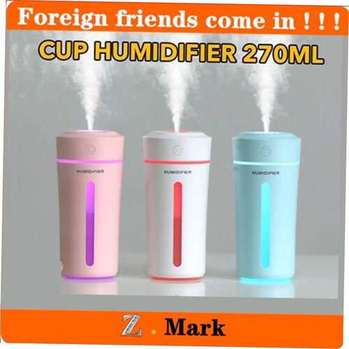 Colorful Cup mini humidifier USB desktop car large capacity