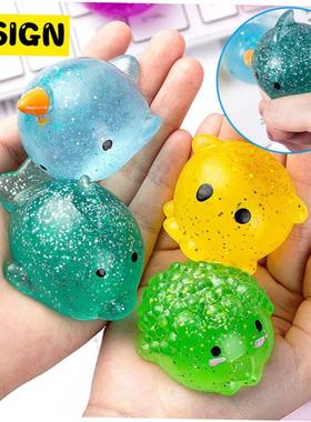Big Spongy Squishy Mochi Fidget Toys Kawaii Animal Stress