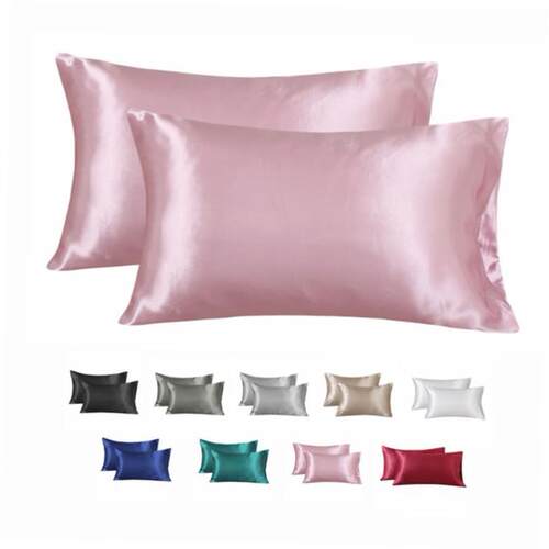 Silk Pillowcase Pillow Cover Silky Satin Hair Beauty Pillow1