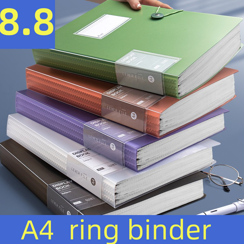2 ring binder活页夹 a4 3 holes folder夹 looseleaf file文件夹