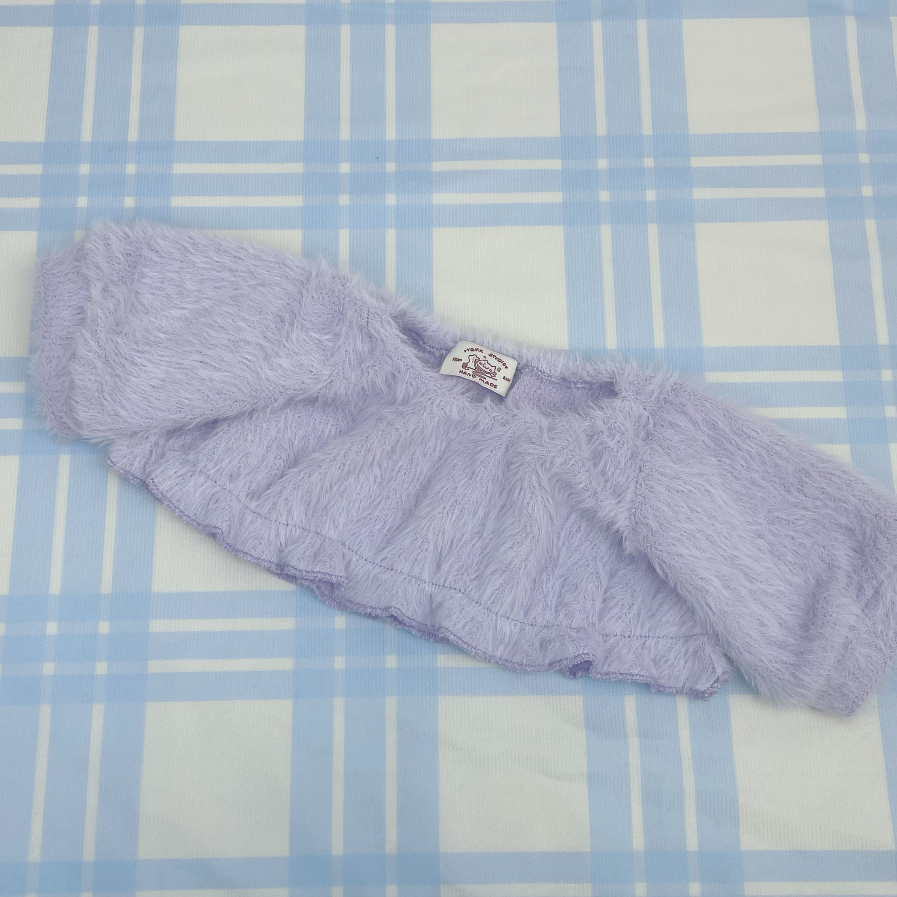 【年中大促】元气萌想40cm泡泡袖毛衣无属性棉花娃娃衣服