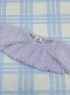 【年中大促】元气萌想40cm泡泡袖毛衣无属性棉花娃娃衣服