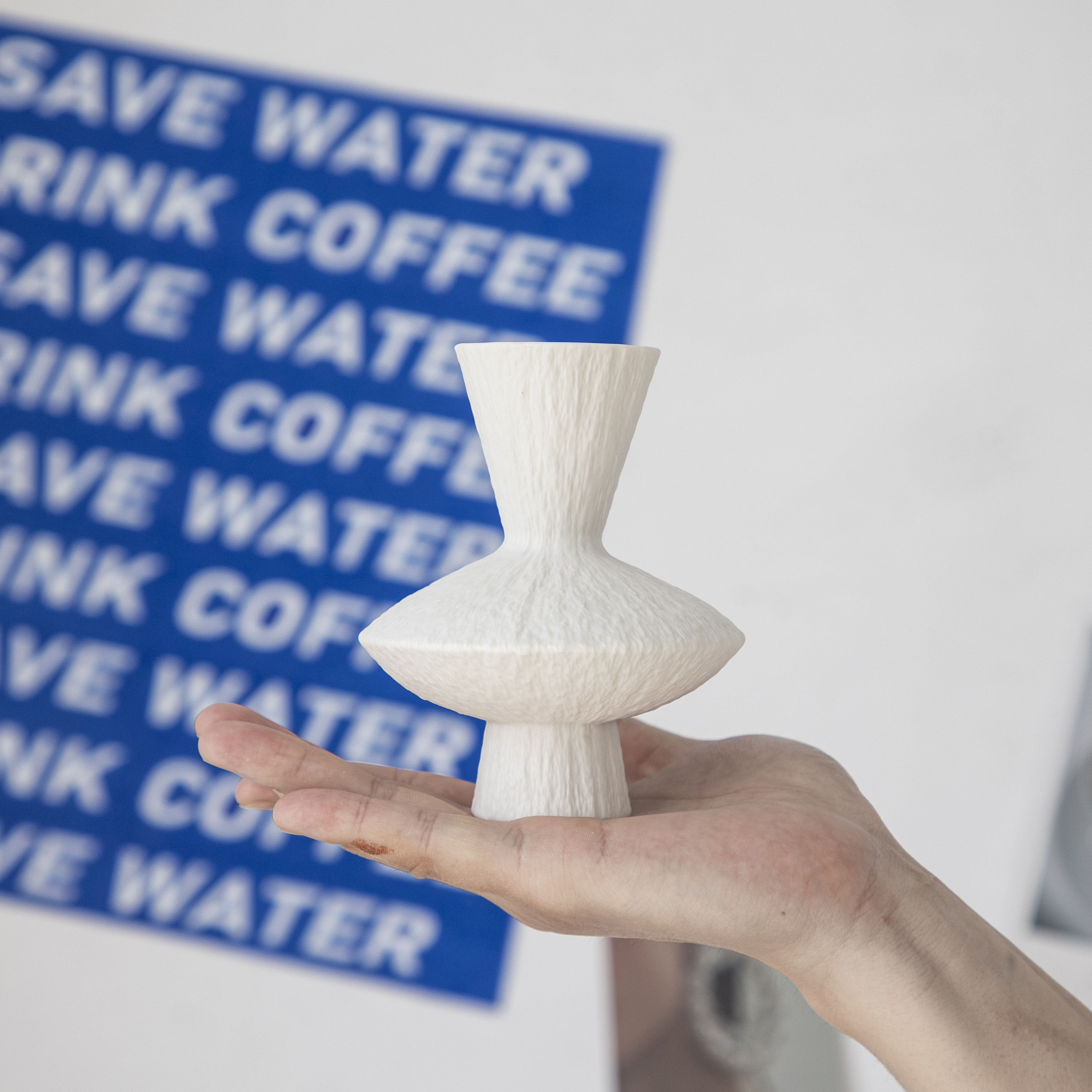 寂器小众北欧mini陶瓷花瓶石头纹