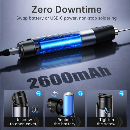FNIRSI HS-03 Cordless Soldering Iron