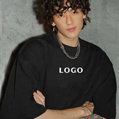 高端纯棉t恤短袖 来图定做衣服私人 定制印logo刺绣字工作服文化衫