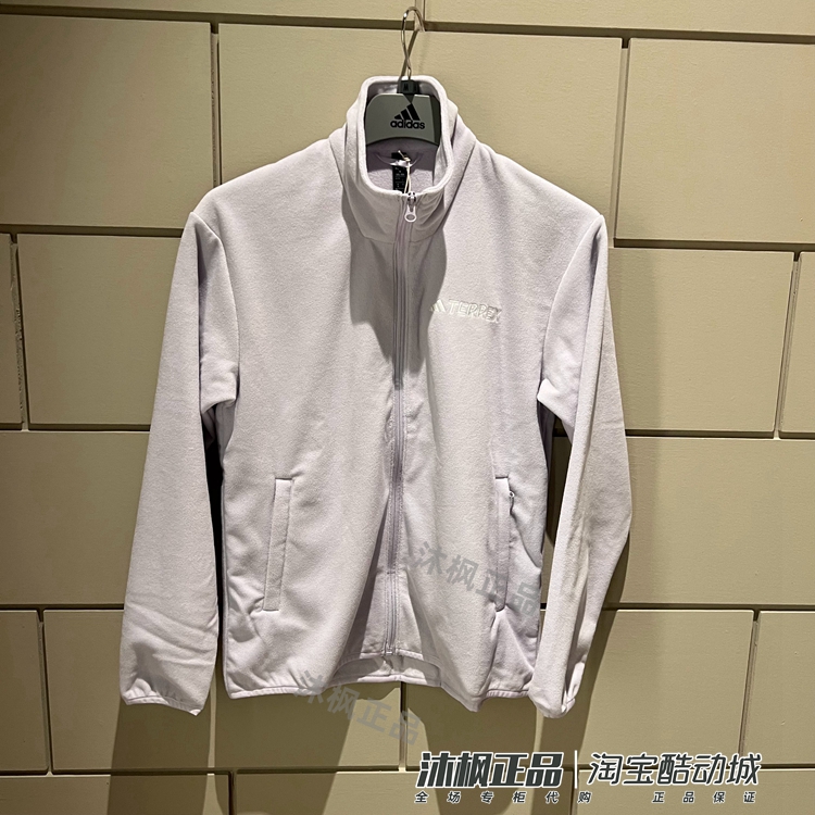 阿迪达斯加绒保暖运动休闲夹克