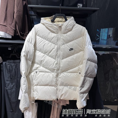 耐克男子冬季保暖防风休闲羽绒服