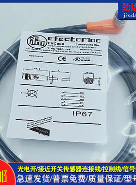 传感器 EVC060/EVC061/EVC205/EVC062/EVC063/EVC064 双头延长线