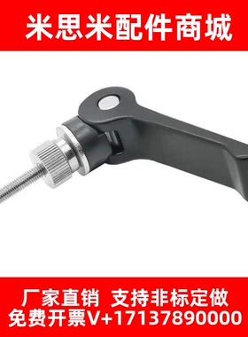 304不锈钢凸轮把手快速手柄LWAM LWBM-63/82-M5/M6/M/M8X2