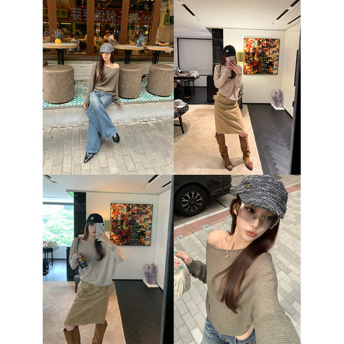 Iamgm顾铭思轶 Daily解说 早秋松弛设计感不规则羊毛针织上衣