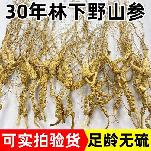 长白山林下野山参礼盒包装送礼