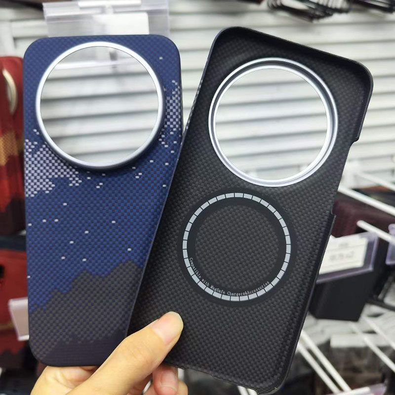 适用小米17 Ultra凯夫拉碳纤维手机壳Magsafe磁吸防摔防刮防爆超薄芳纶强力磁环保护套