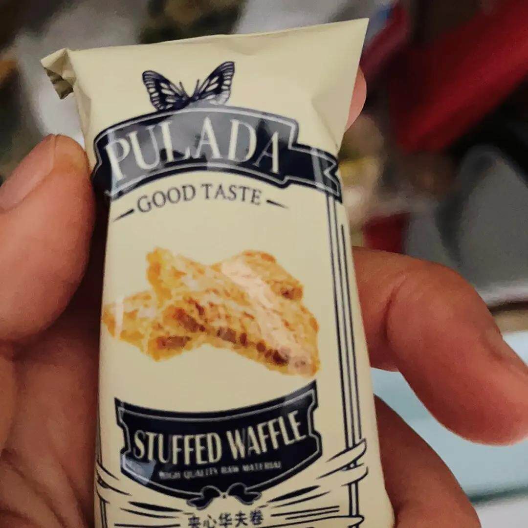 PULADA朴拉达巧克力夹心华夫卷燕麦片奶油蛋卷喜饼喜糖年货