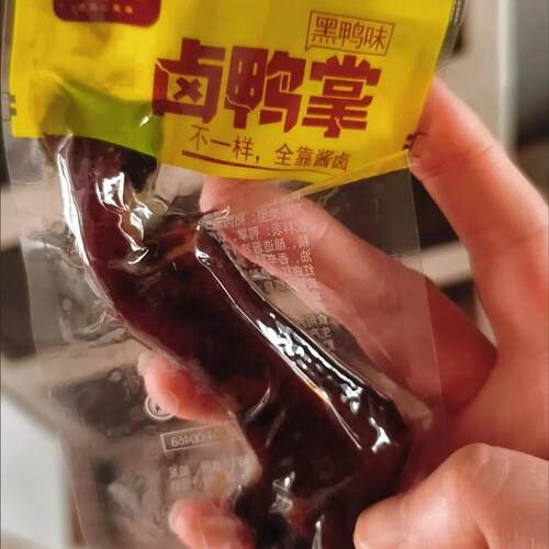 浏水坊老卤鸭掌香辣黑鸭鸭爪杨梅味250g散称休闲零食独立包装解馋