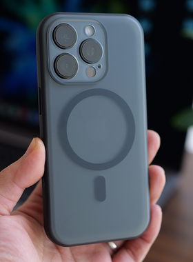 全包防摔适用于iPhone17苹果16手机壳promax带磁吸MagSafe相机按键AI触控防滑边框17p男士磨砂硬壳Pm外壳透黑