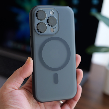 全包防摔适用于iPhone17苹果16手机壳promax带磁吸MagSafe相机按键AI触控防滑边框17p男士磨砂硬壳Pm外壳透黑