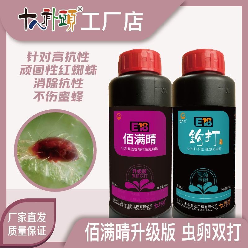 红蜘蛛佰满晴升级款特效杀螨剂专用药 佰满晴