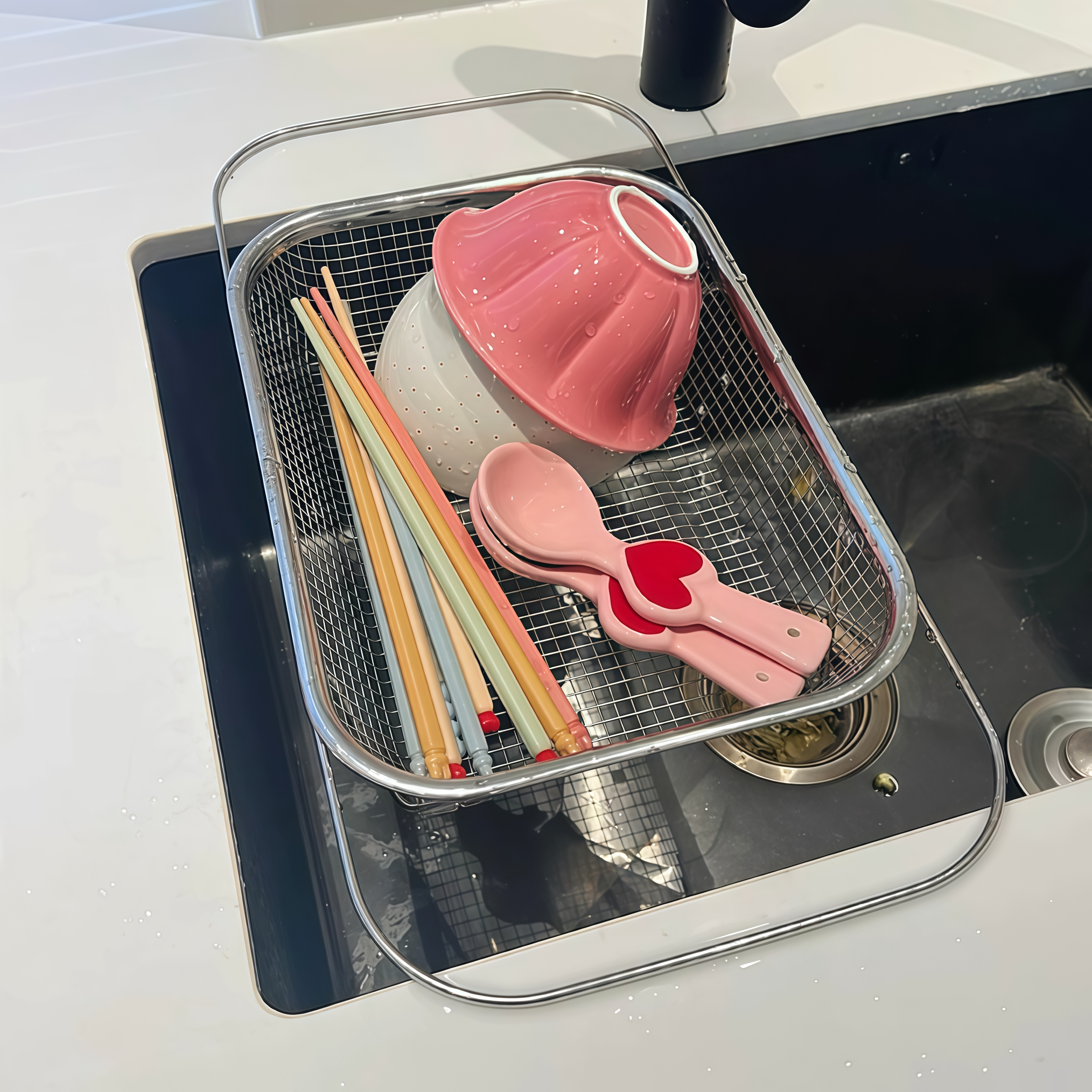 有了这个沥水架从此爱上洗碗了~